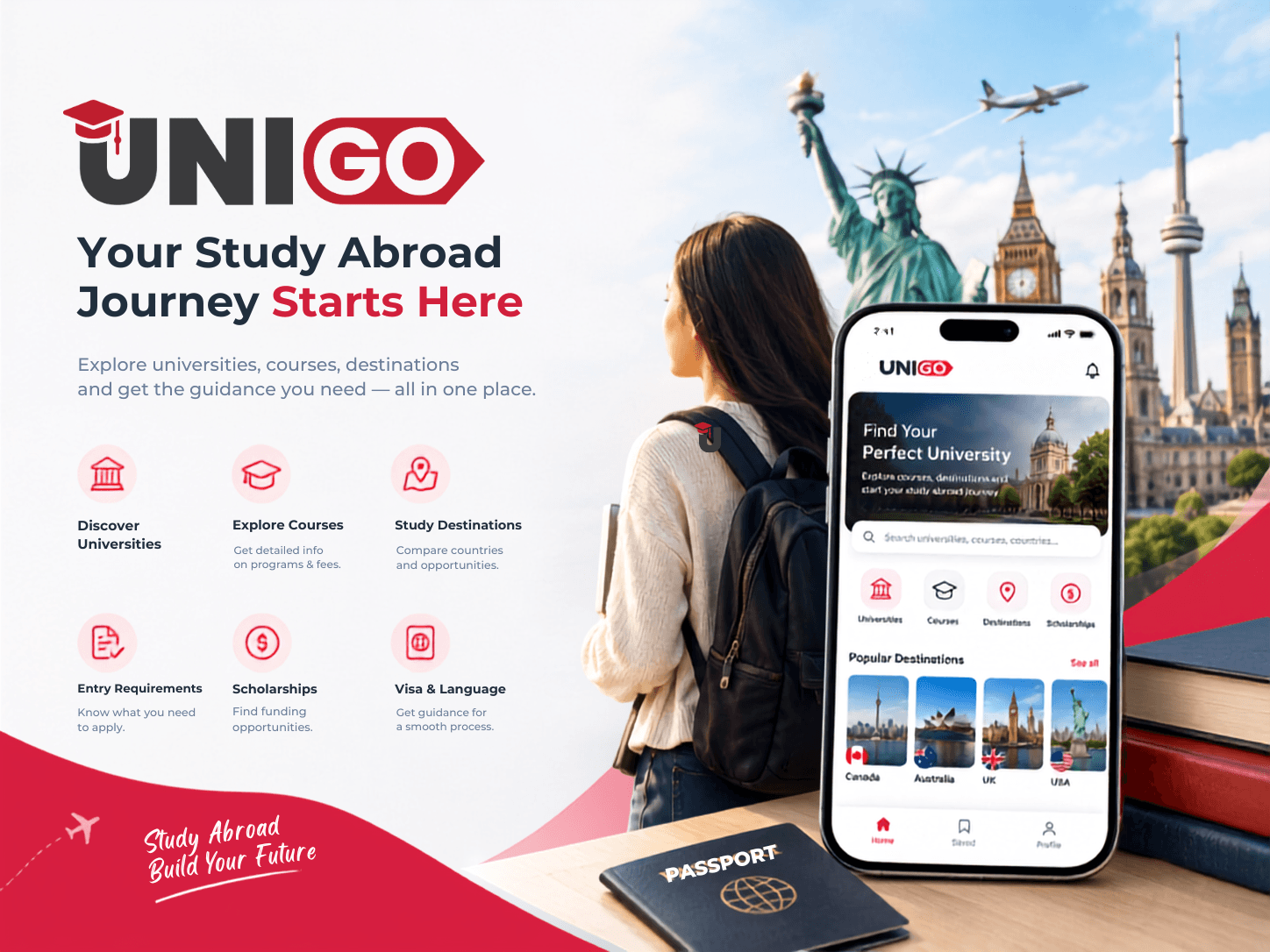 UNIGO App — Tournament + Study Abroad (WIP)